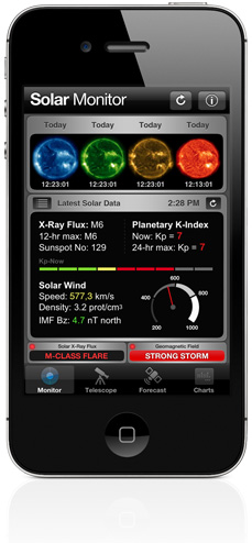 Solar Monitor for iPhone and iPod touch